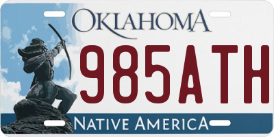 OK license plate 985ATH