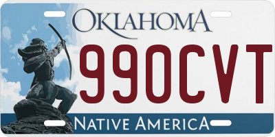 OK license plate 990CVT