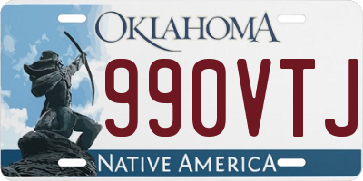 OK license plate 990VTJ