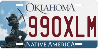 OK license plate 990XLM