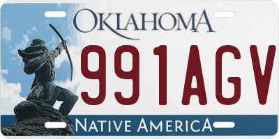 OK license plate 991AGV