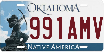OK license plate 991AMV