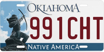 OK license plate 991CHT