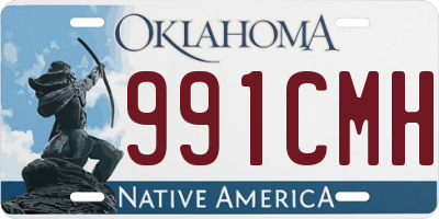 OK license plate 991CMH