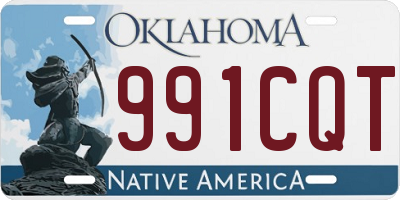 OK license plate 991CQT