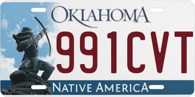 OK license plate 991CVT