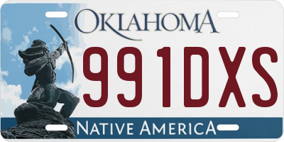 OK license plate 991DXS