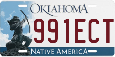 OK license plate 991ECT