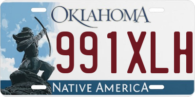 OK license plate 991XLH