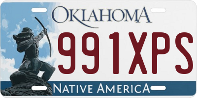 OK license plate 991XPS