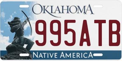 OK license plate 995ATB