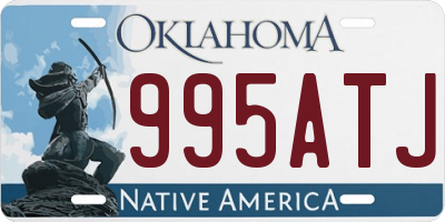 OK license plate 995ATJ