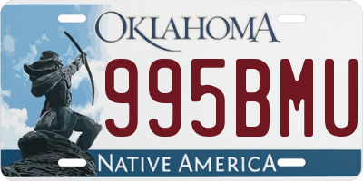 OK license plate 995BMU