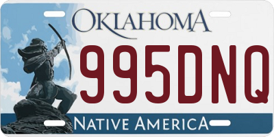 OK license plate 995DNQ