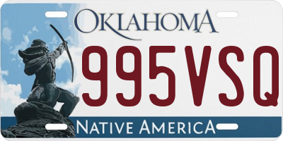 OK license plate 995VSQ