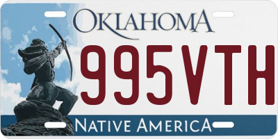 OK license plate 995VTH