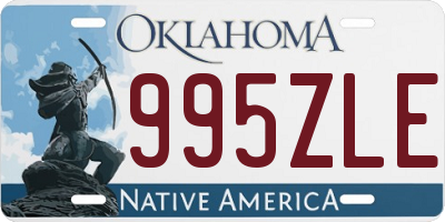 OK license plate 995ZLE
