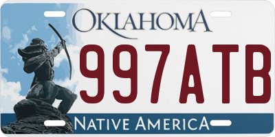 OK license plate 997ATB