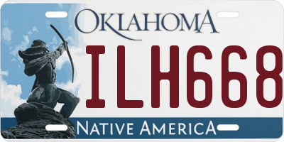 OK license plate ILH668