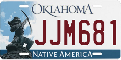 OK license plate JJM681