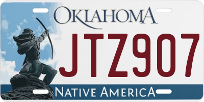 OK license plate JTZ907