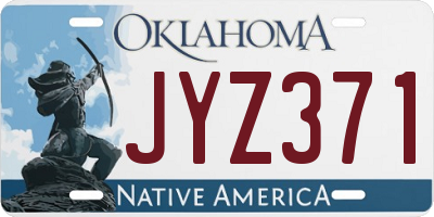 OK license plate JYZ371