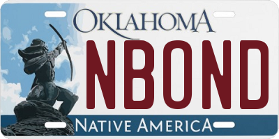 OK license plate NBOND