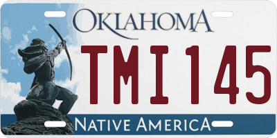 OK license plate TMI145