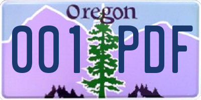 OR license plate 001PDF