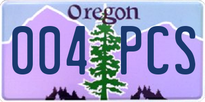 OR license plate 004PCS