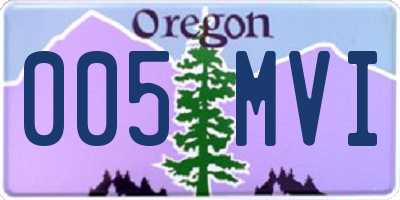 OR license plate 005MVI