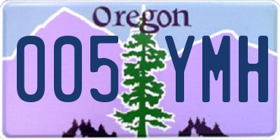 OR license plate 005YMH