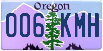 OR license plate 006KMH