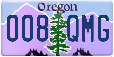 OR license plate 008QMG