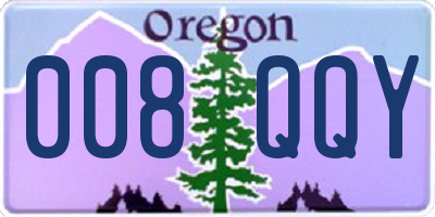 OR license plate 008QQY