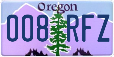 OR license plate 008RFZ
