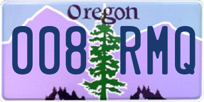 OR license plate 008RMQ
