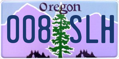 OR license plate 008SLH