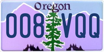 OR license plate 008VQQ