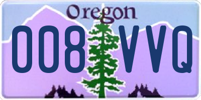 OR license plate 008VVQ