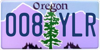 OR license plate 008YLR