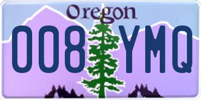 OR license plate 008YMQ