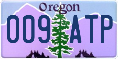 OR license plate 009ATP