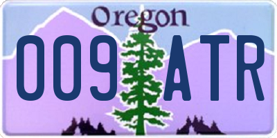 OR license plate 009ATR