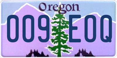 OR license plate 009EOQ