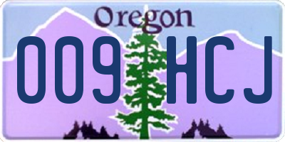 OR license plate 009HCJ