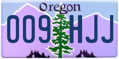 OR license plate 009HJJ