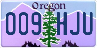 OR license plate 009HJU