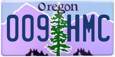 OR license plate 009HMC