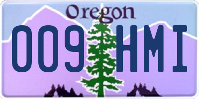 OR license plate 009HMI
